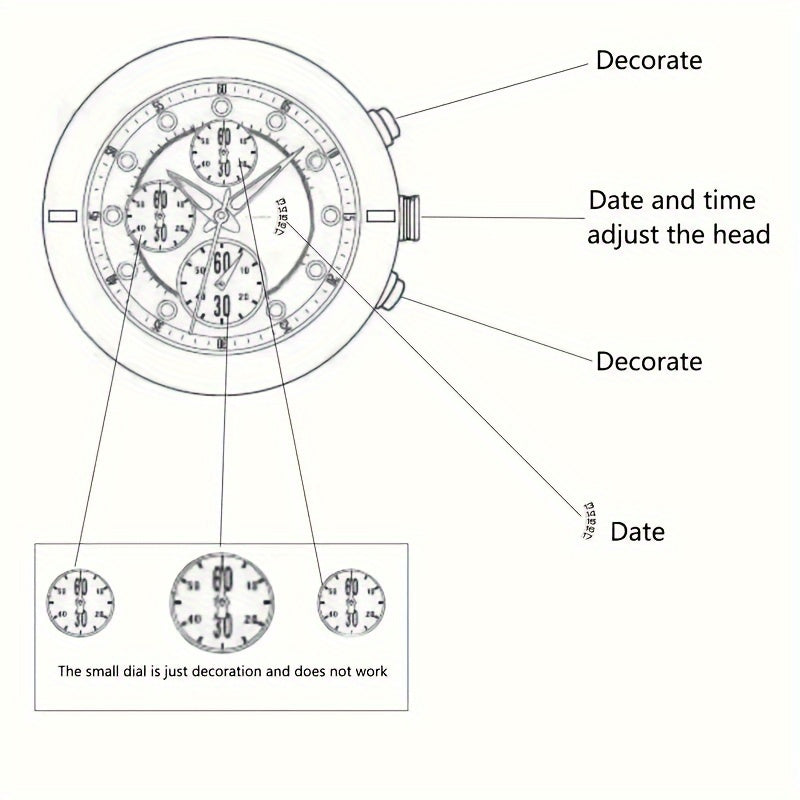 3pcs/set Exquisite Silver Men's Quartz Watch Set - Elegant Three-Eye Design, Classic Circular Calendar Display, Fashionable Stainless Steel Strap and Matching Accessories - Perfect for Any Occasion, Ideal Gift for Men, Stylish and Versatile Timepiece