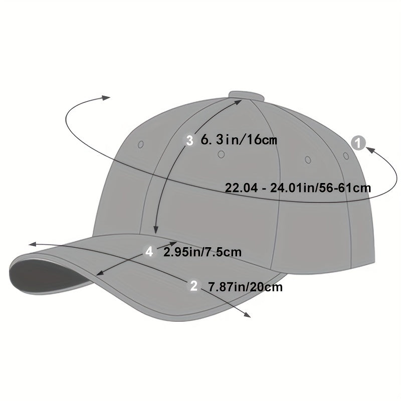 Premium Mens PU Leather Baseball Cap - Stylish, Adjustable, & Breathable Sun Hat for Casual Wear - Comfortable, All-Day Sun Protection with Quick-Adjust Fit