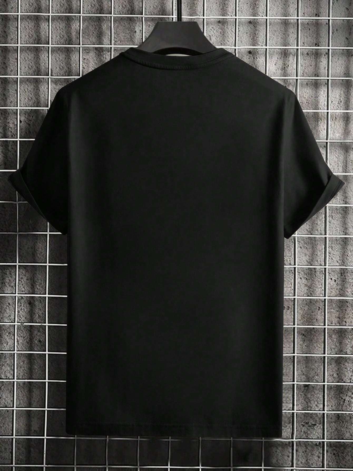 Stylish Seagull Graphic Crew Neck Tee - Short Sleeve, Fashionable, Comfortable, Breathable, Casual Wear for Men - Summer Essential