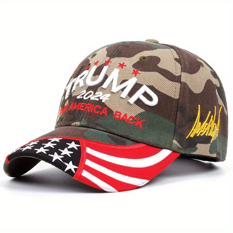 4PCS Trump Embroidery Baseball Caps For Men Fashion Hip Hop Snapback Hat