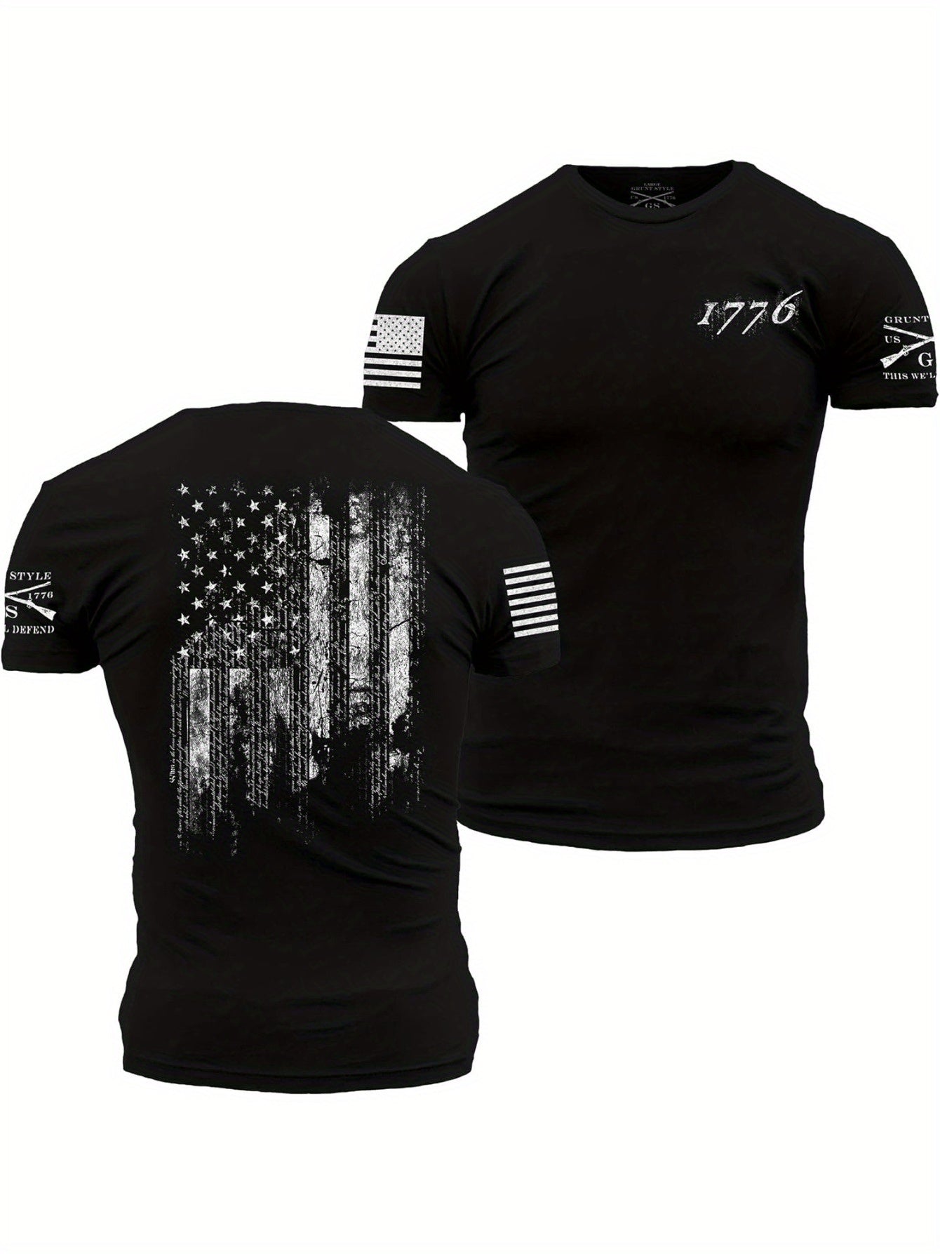 Authentic American Pride: Grunt Style 1776 Flag - Patriotic Symbol of Freedom
