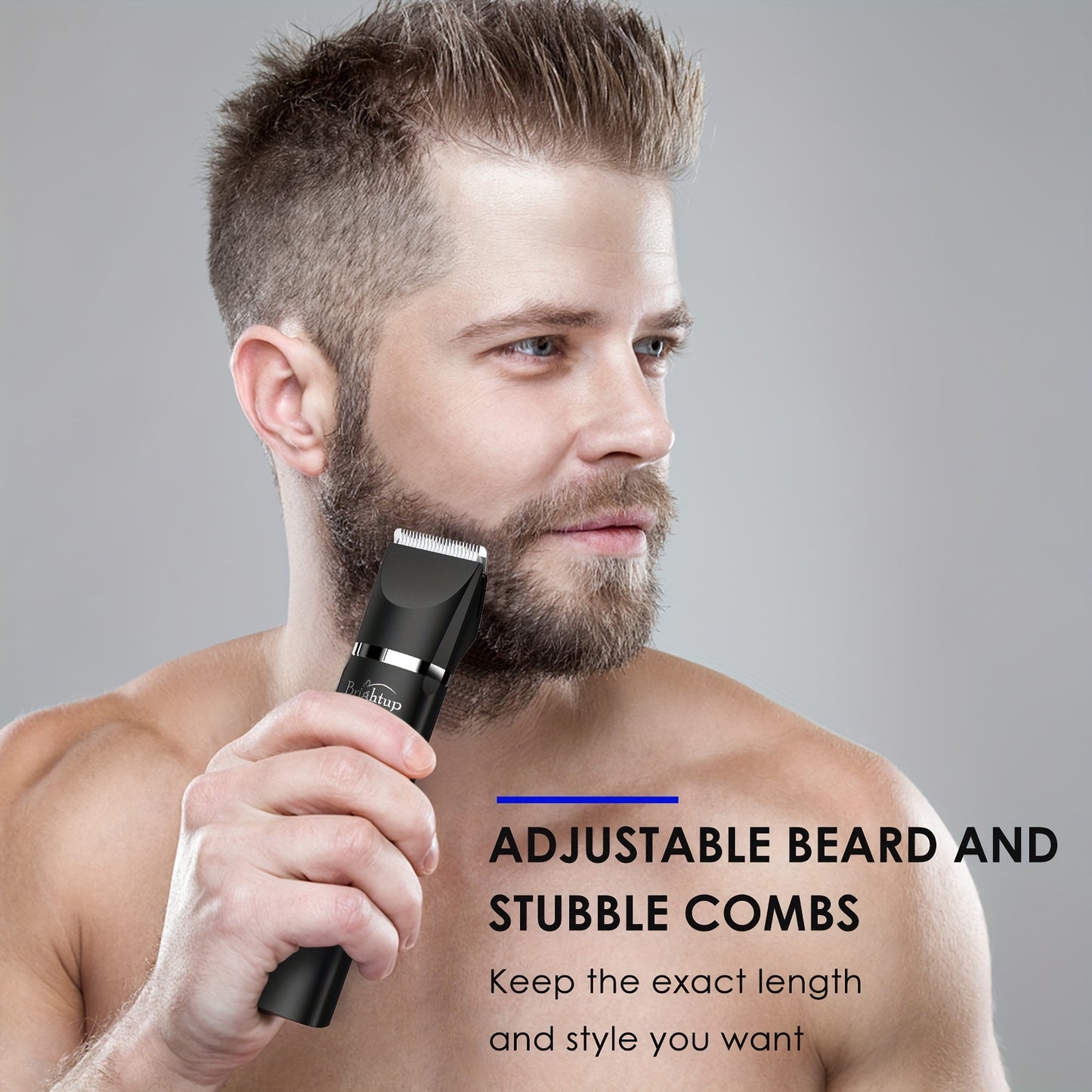 Electric Razor for Men, Wet/Dry Pubic Ball Nose Body Facial Shaver with LED Light, Body Hair Trimmer with Storage Bag, Womens Bikini Trimmer, Mens Grooming Kit