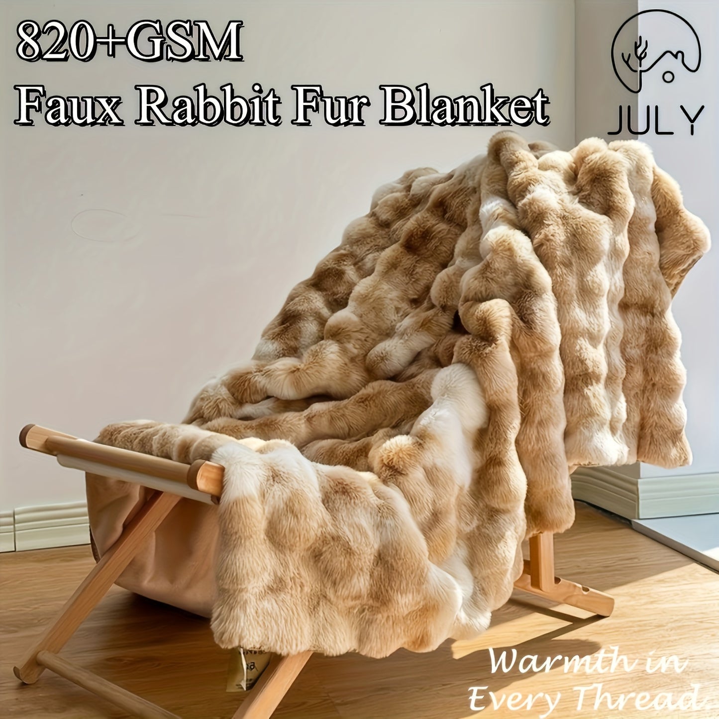 Cozy Faux Rabbit Fleece Blanket - Soft, Warm, And Multifunctional Throw For Bedroom, Guest Room, Living Room, Student Dormitory, Car, Sofa, And Travel - Perfect For All Seasons With Its Plush, Lightweight, And Easy-Care Design