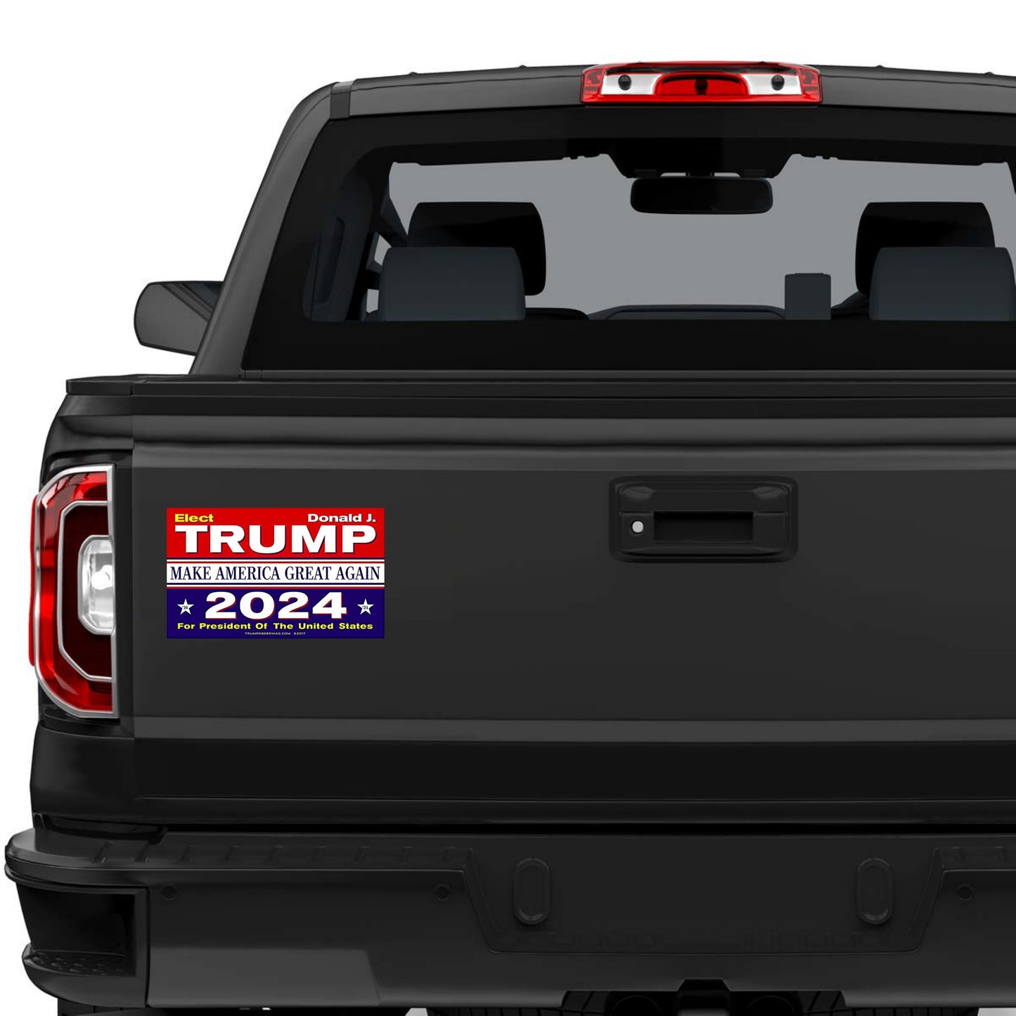 2-Pack Trump 2024 Embroidered Hats With Adjustable Fit And 3 Red Stickers For Patriotic Support