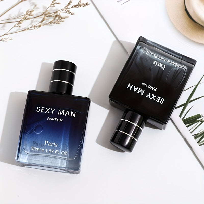 Long-lasting Cologne Perfume For Men, Temptation Manly Woody Aroma, Portable Eau De Parfum Spray For Business, Office Or Travel, Idea For Birthday Gift, 1.78 Oz Father's Day Gift