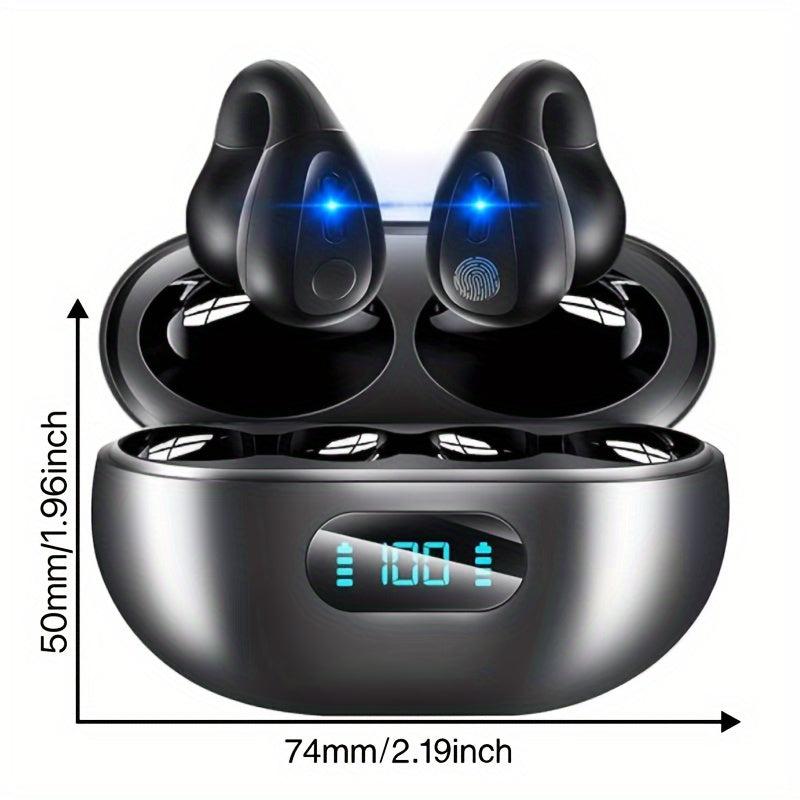 ProSound Wireless Earbuds - Exceptional HiFi Immersive Sound, Rapid Pairing, LED Power Indicator, Secure Fit, BT5.3 Technology, High-Fidelity Stereo Sound - Perfect for Sports, Running, Fitness, Android, and iOS Devices