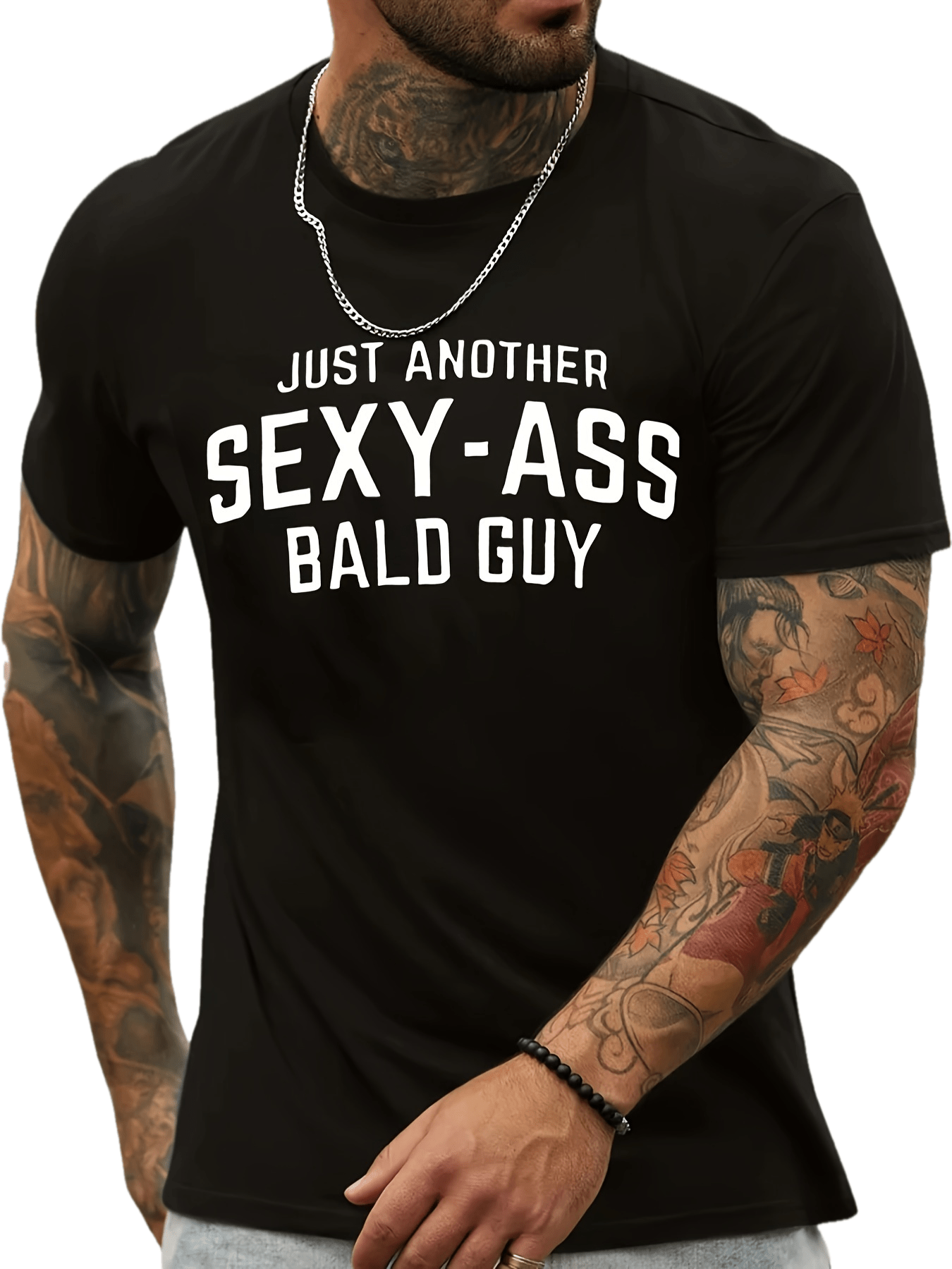 Men's Fashion Crew Neck Short Sleeve Sports T-Shirt - Comfortable, Versatile, and Sporty - Perfect for Summer, Spring, and as a Gift