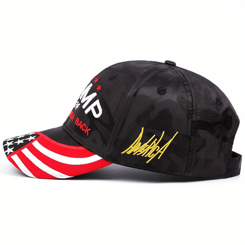 4PCS Trump Embroidery Baseball Caps For Men Fashion Hip Hop Snapback Hat