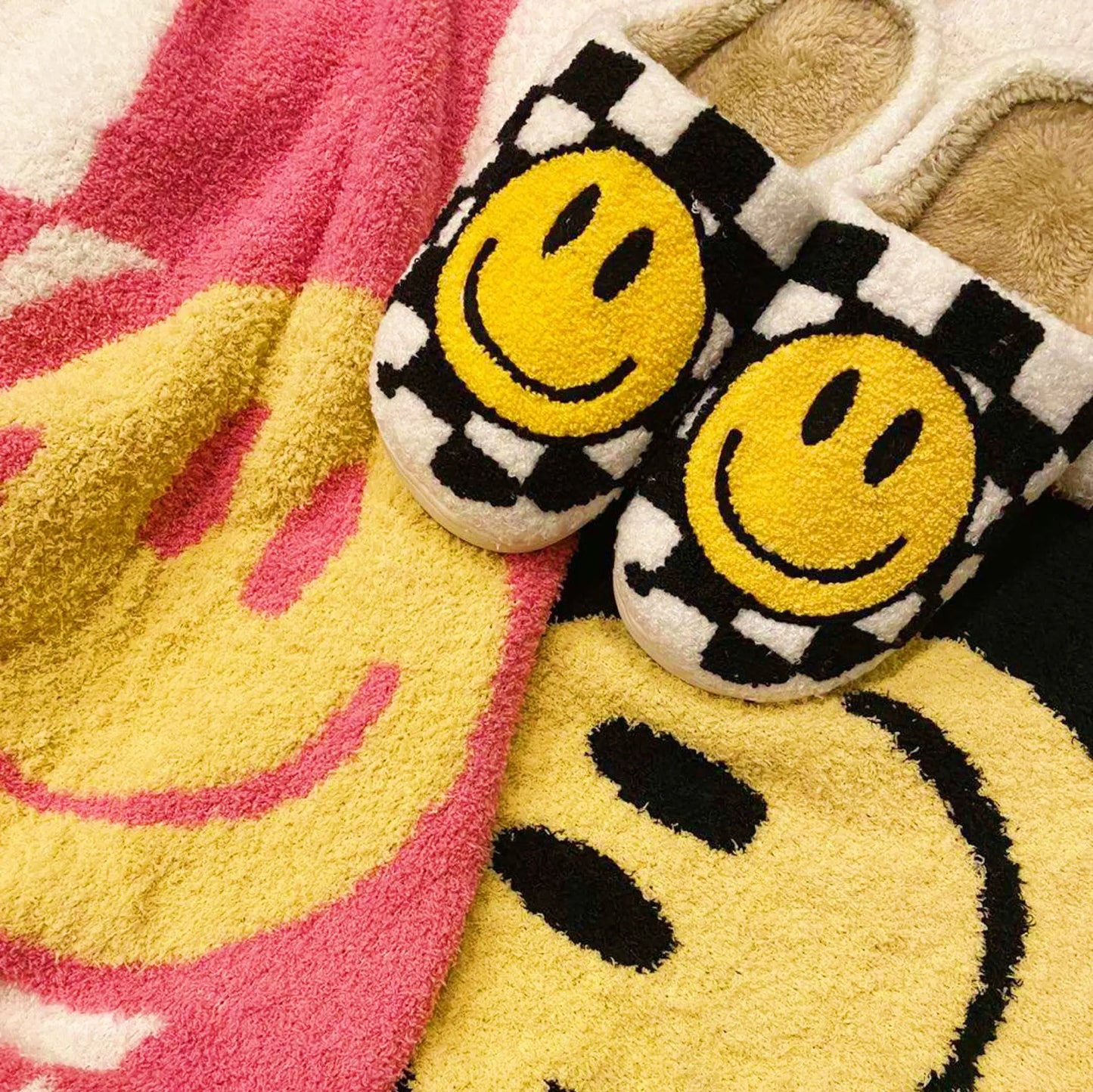 Wavy Check Butter Soft Throw Blanket