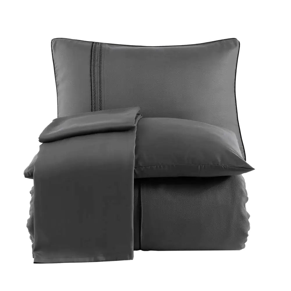 Hobby Modal Silk Double Bedlinen, Hard Coal