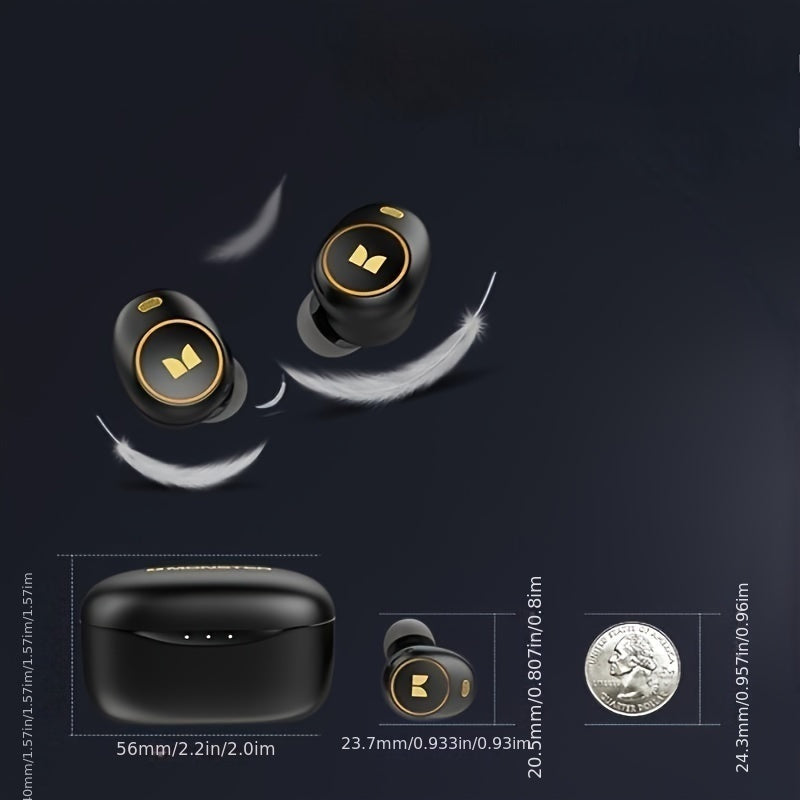 Wireless Monster Earbuds, AirLinks Touch Control Headphones with Charging Case