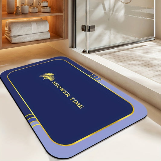 High Absorbent Diatomaceous Earth Bath Mat, Non-Slip Quick Dry Soft Carpet, Shower And Bathtub Floor Mat, Home Decor, Bathroom Décor, Easy Clean Scratch-Resistant Outdoor Doormat